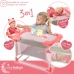 Table à langer pour poupées Colorbaby 3-en-1 68 x 32,5 x 34 cm 2 Unités