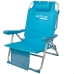Cadeira Dobrável com Apoio para a Cabeça Aktive 49 x 80 x 58 cm Azul (2 Unidades)