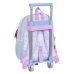 Mochila Escolar con Ruedas Frozen Believe Lila 28 x 34 x 10 cm