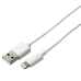 Kabel USB naar Lightning KSIX Apple-compatible Wit