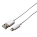 Kabel USB naar Lightning KSIX Apple-compatible Wit