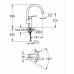 Kitchen Tap Grohe Wave Cosmopolitan - 32449001 C-formas Metāls