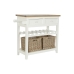 Console DKD Home Decor Bej răchită Lemn de paulownia 88 x 38 x 80 cm