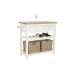 Console DKD Home Decor Bej răchită Lemn de paulownia 88 x 38 x 80 cm