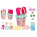 Conjunto de brinquedos de praia Barbie Ø 18 cm