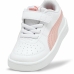 Sapatilhas de Desporto Infantis Puma Rickie+ Branco Rosa Claro