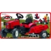 Pedálos traktor Falk Lander Z160X Piros