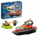 Playset Lego City 60373 The firefighters' rescue boat Многоцветен 144 Части