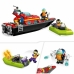 Playset Lego City 60373 The firefighters' rescue boat Многоцветен 144 Части