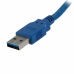 USB-Kaapeli Startech USB3SEXT1M           USB A Sininen