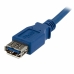 Cable USB Startech USB3SEXT1M           USB A Azul