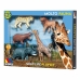 Set van 6 Wilde Dieren Moltó Plastic