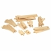 Pista de tren Brio Intermediate Evolution Set Madera 16 Piezas