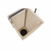 Felinar DKD Home Decor LD-181413 20,5 x 21,3 x 61 cm Naraven Črna