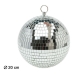 Discobal G. ACC. DECORACION 20 CM Shine Inline Zilverkleurig anos 70 (20 cm)