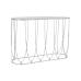 Κονσόλα DKD Home Decor Ασημί Μέταλλο Λευκό Μάρμαρο 115 x 35 x 78 cm