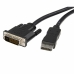 Cablu DisplayPort la DVI Startech DP2DVIMM10           Juoda