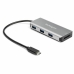 USB 3-vratni hub Startech HB31C3ASDMB          Srebro