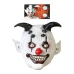 Masker Halloween Kwade Clown Wit