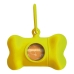 Диспенсър за Торбички за Домашен Любимец United Pets Bon Ton Neon Куче Жълт (8 x 4,2 x 5 cm)