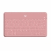 Näppäimistö Logitech AZERTY Ranska Pinkki