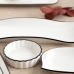 Δίσκος για σνακ Quid Gastro Λευκό Μαύρο Κεραμικά 10,5 x 3 cm (12 Μονάδες)