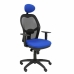 Silla de Oficina con Cabecero Jorquera P&C 15SNBALI229C Azul