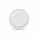 Set of reusable plates Algon White Plastic 17 x 17 x 1,5 cm (36 Units)