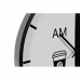 Nástěnné hodiny DKD Home Decor Černý Kov Bílý (60 x 4 x 60 cm)