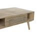 Mesa DKD Home Decor 99 x 59 x 38 cm Abeto Natural Alumínio