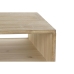 Stôl DKD Home Decor 99 x 59 x 38 cm Jedľa Prírodná Aluminium