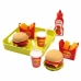 Eten speelgoedset Ecoiffier Hamburger Tray 