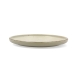 Flat Plate Quid Duna Green Ceramic 26,5 x 2,8 cm (6 Units)