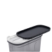 Barattolo Quid City Con coperchio Dispenser 2,7 L Grigio Plastica (12 Unità)