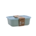 Rechthoekige lunchbox met deksel Quid Inspira 1,34 L Groen Plastic (12 Stuks)