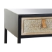 Consolă Home ESPRIT Maro Negru Lemn Metal 120 x 38 x 80 cm