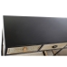 Consola Home ESPRIT Castanho Preto Madeira Metal 120 x 38 x 80 cm