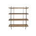 Scaffale Home ESPRIT Marrone Nero Legno Metallo 150 x 40 x 181 cm