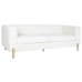 Sofá DKD Home Decor Branco Metal 205 x 85 x 73 cm