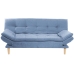 Sofa DKD Home Decor Blauw Hemelsblauw Natuurlijk Hout Scandi 180 x 85 x 83 cm