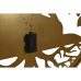 Dekoracja ścienna Home ESPRIT Czarny Złoty Budda Orientalny 100 x 1 x 100 cm (2 Sztuk)