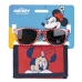 Sunglasses and Wallet Set Minnie Mouse 2 Kusy Červený