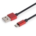 Cablu USB la micro USB Maillon Technologique MTPMUR241 (1 m)