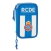 Dubbele etui RCD Espanyol Blauw Wit 12.5 x 19.5 x 4 cm (28 Onderdelen)