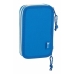 Dubbele etui RCD Espanyol Blauw Wit 12.5 x 19.5 x 4 cm (28 Onderdelen)