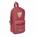 Mochila com Estojo Sevilla Fútbol Club Vermelho 12 x 23 x 5 cm