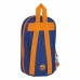 Rucksack mit Federtaschen Valencia Basket M747 Blau Orange 12 x 23 x 5 cm (33 Stücke)