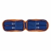 Astuccio Zaino Valencia Basket M847 Azzurro Arancio 12 x 23 x 5 cm