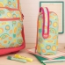 Schoolpennenzak Milan Frutikis Accessoires 4 compartimenten Groen Oranje 22,5 x 11,5 x 11 cm