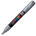 Felt-tip pens POSCA PC-1M Silver (6 Units)